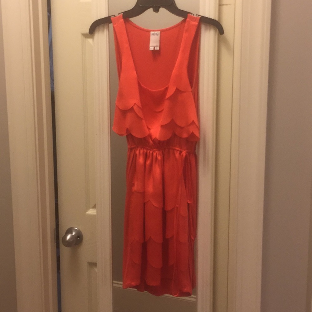Coral dress